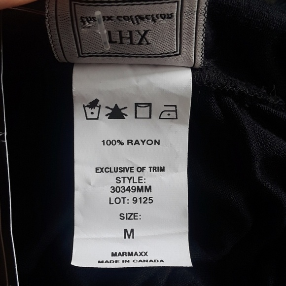 🍁NWT THX thank collection Black Top Style 3034MM - Picture 5 of 8
